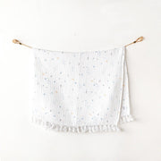 Andywawa Bebek Battaniye 100x120 Happy Place Mavi