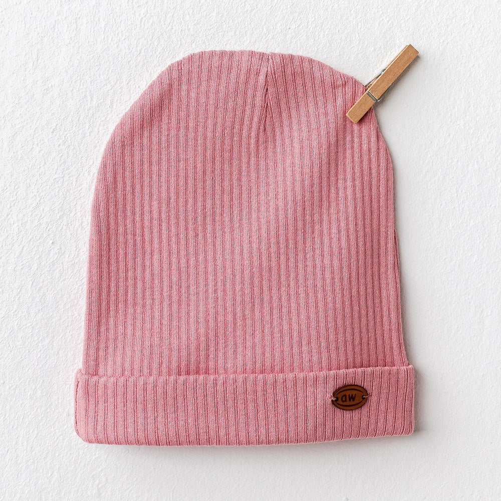 Andywawa Bebek Penye Basic Şapka Pembe