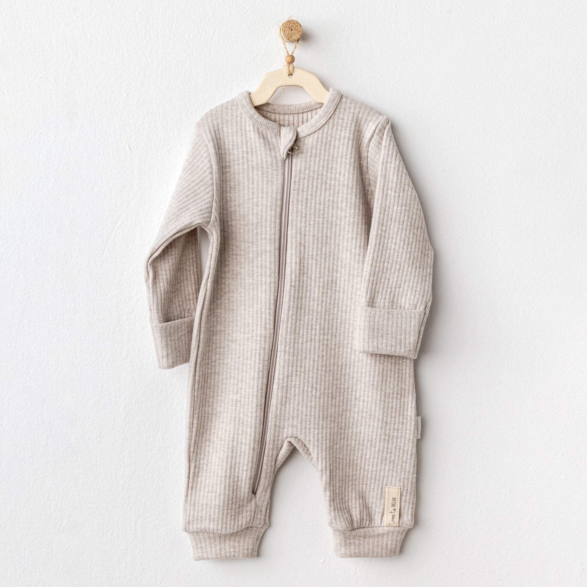 Andywawa Bebek Romper Basic Tulum Bej