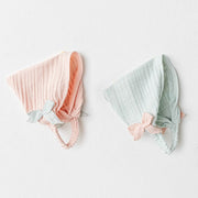 Andywawa Kız Bebek Love Family Müslin 2'li Saç Bandı Somon-Mint