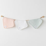 Andywawa  Penye Ağız Mendili 3'lüi - 20x20 cm Mint