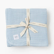Andywawa Yazlık Bebek Müslin Battaniye 105x120 cm Mavi