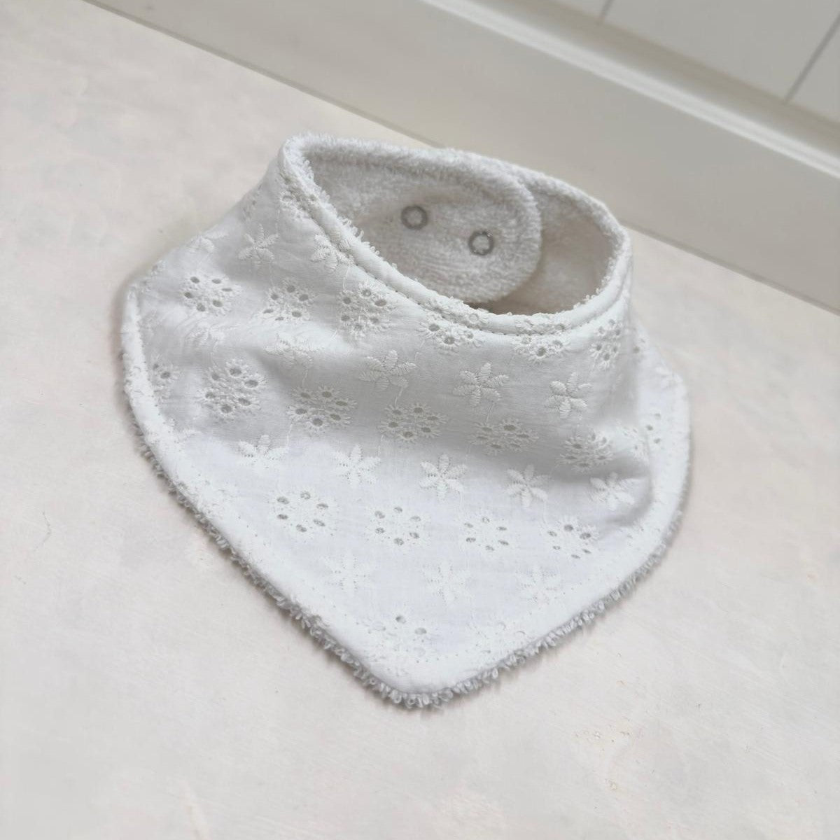 Le Petit Dodo Angeline Fisto Bebek Önlüğü Beyaz