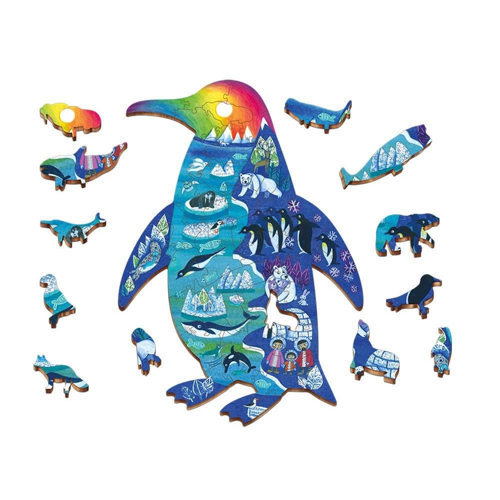 Ahşap Puzzle - Kutup Hayvanları