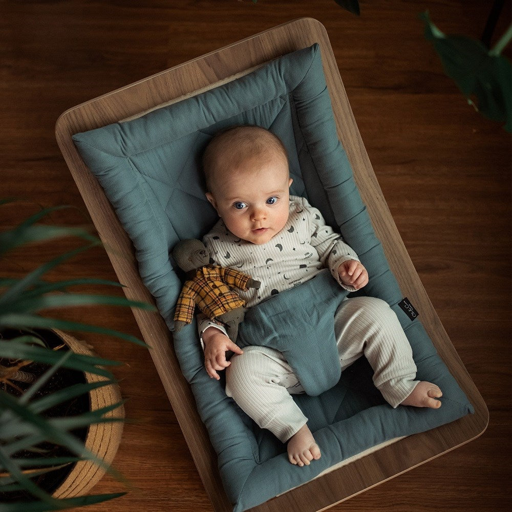 Antebies Minik Ay Organik Uzun Kollu Body Gri