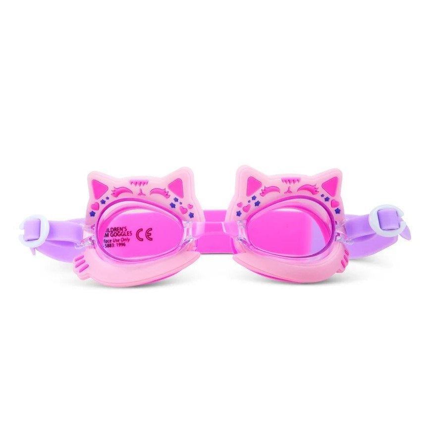 Aqua2ude Çocuk Deniz Gözlüğü Mini Meow Purple 3+