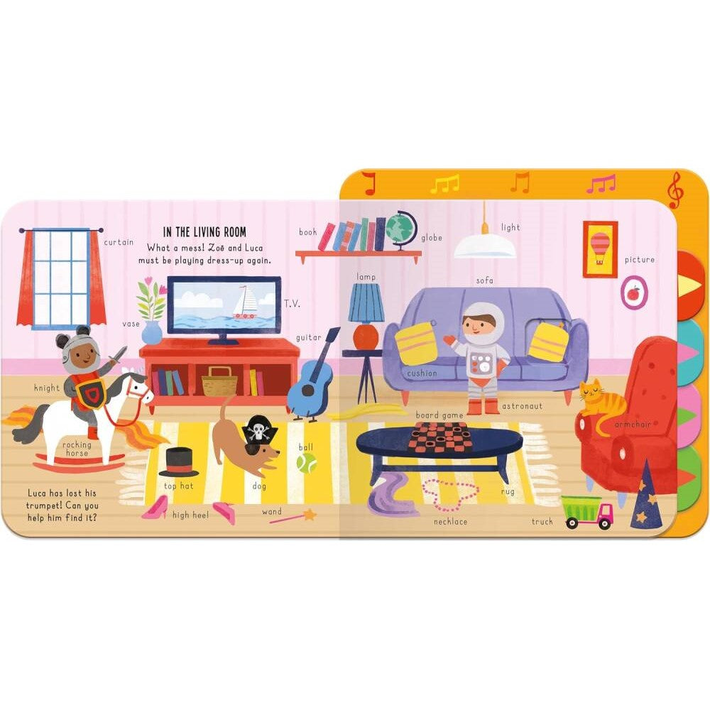 North Parade Publishing At Home (Pull-Tab Sound Book) - Eğitici Oyuncak - Görsel 7