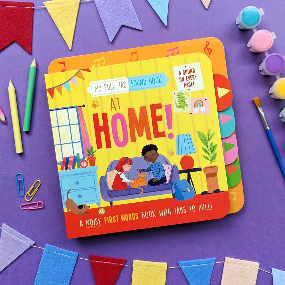 North Parade Publishing At Home (Pull-Tab Sound Book) - Eğitici Oyuncak - Görsel 2