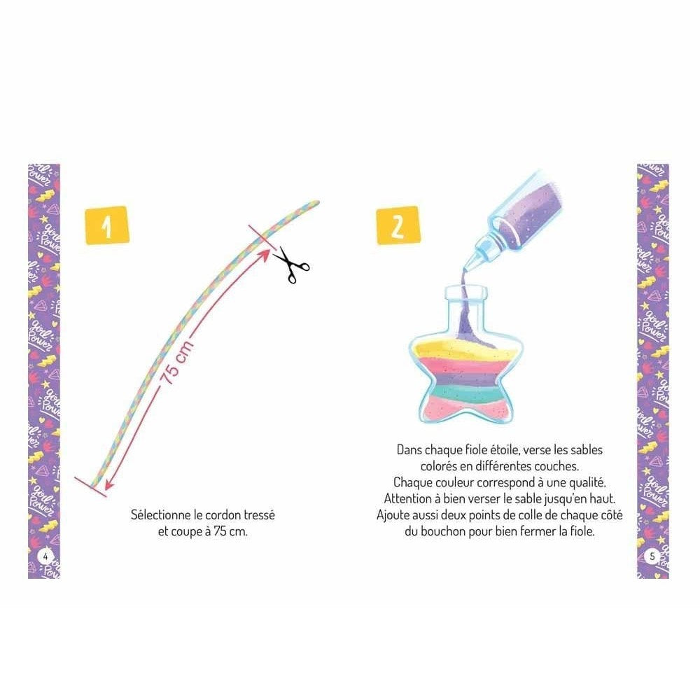 Auzou Toys Kız Gücü Kişiye Özel Arkadaşlık Kolyesi Tasarlayın STD