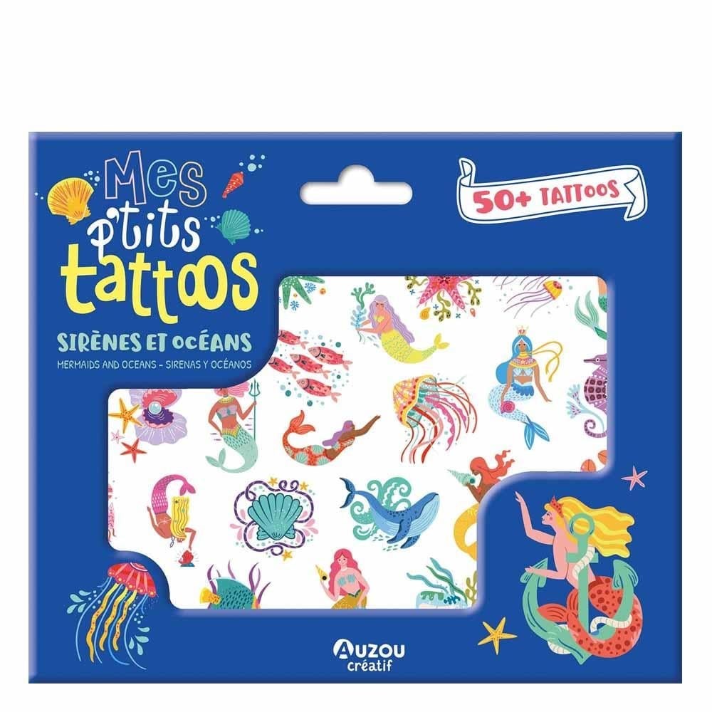 Auzou Toys Küçük Dövmelerim - Deniz Kızı ve Okyanus STD