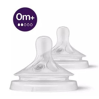Avent Natural Response 2'li Biberon Emziği 2 No +0 Ay STD