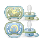 Avent Ultra Air 2'li  Emzik 0-6 Ay Erkek STD