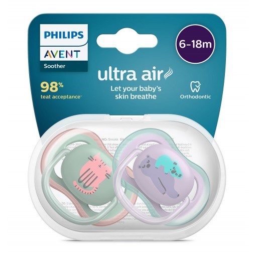 Avent Ultra Air 2'li Emzik 6-18 Ay Kız STD