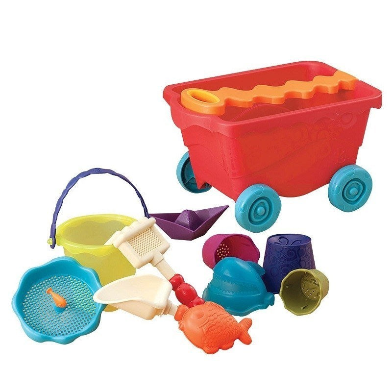 B Toys Kırmızı Plaj Vagonu STD