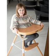 Childhome Evolu 2 Mama Sandalyesi Beyaz Natural Tepsi