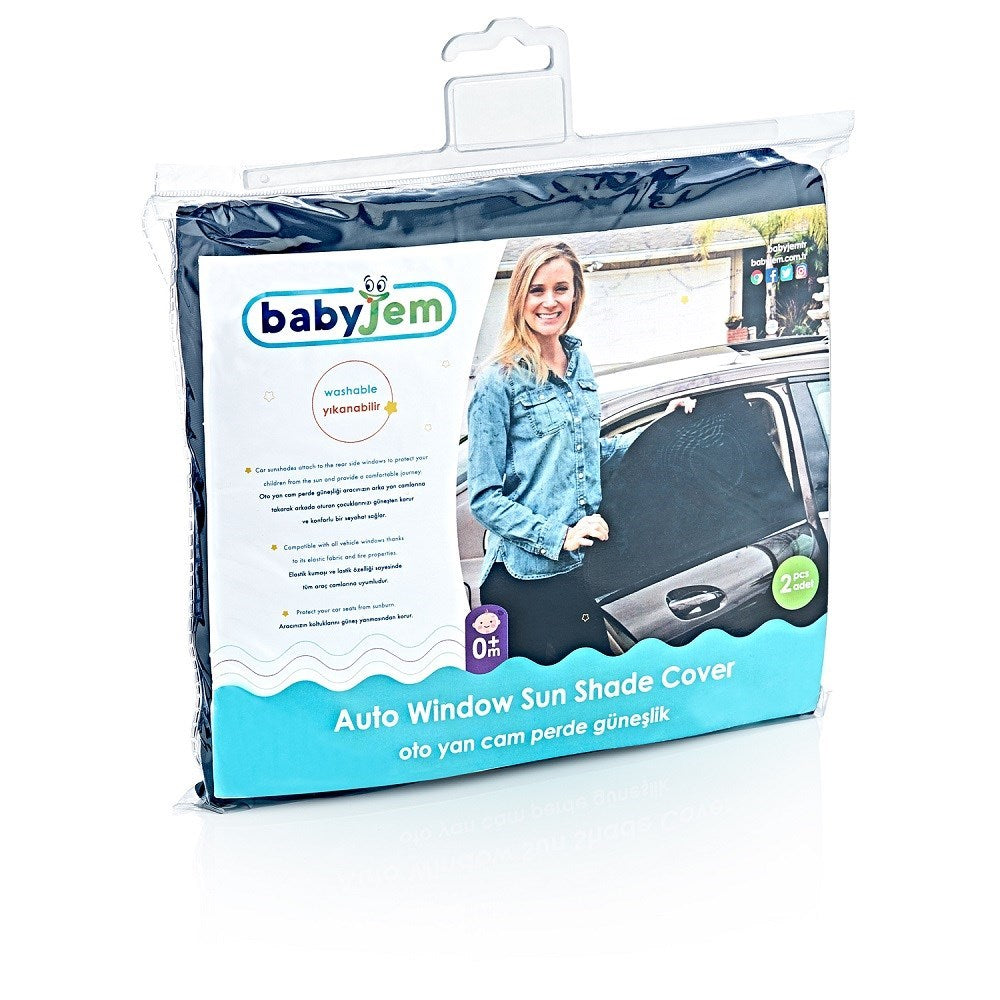 Baby Jem Oto Cam Perdesi 70x45 cm 2'li STD