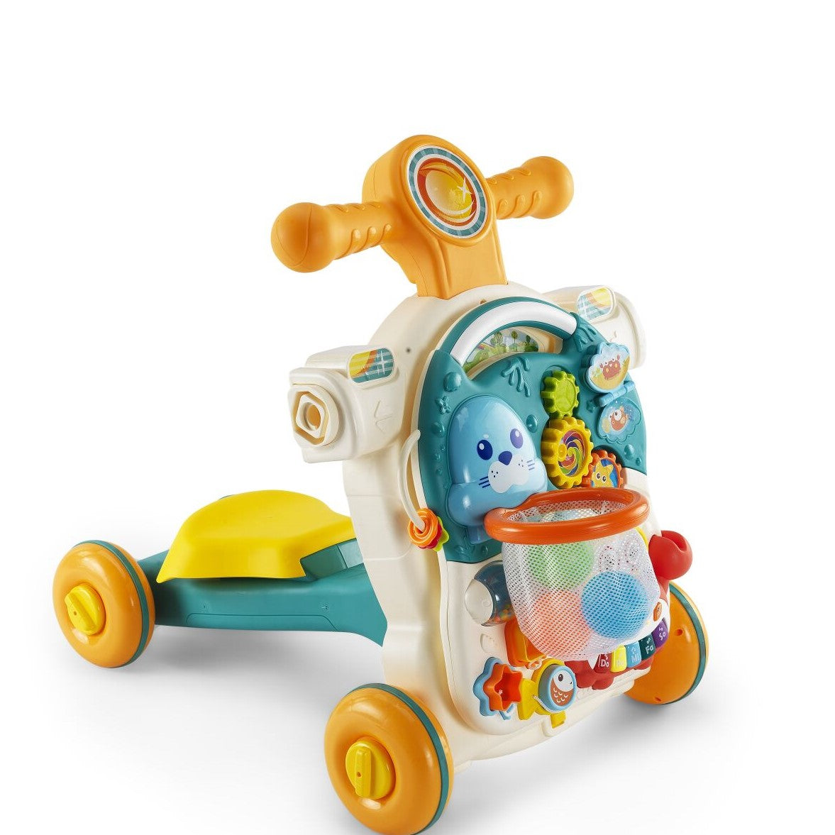 Baby2Go 4'ü 1 Arada Çok Fonksiyonlu Aktivite Masası Yürüteç - Yeşil