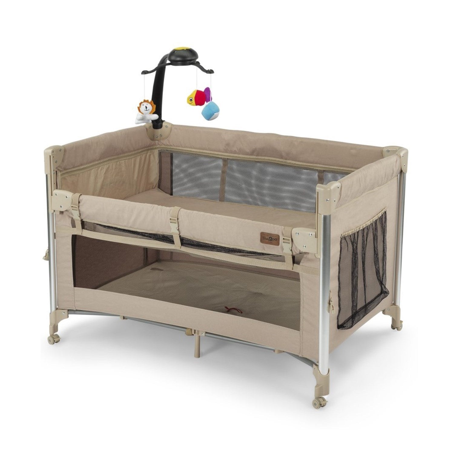 Baby2Go Luna Otomatik Anne Yanı Beşik 70x110 cm - Bej