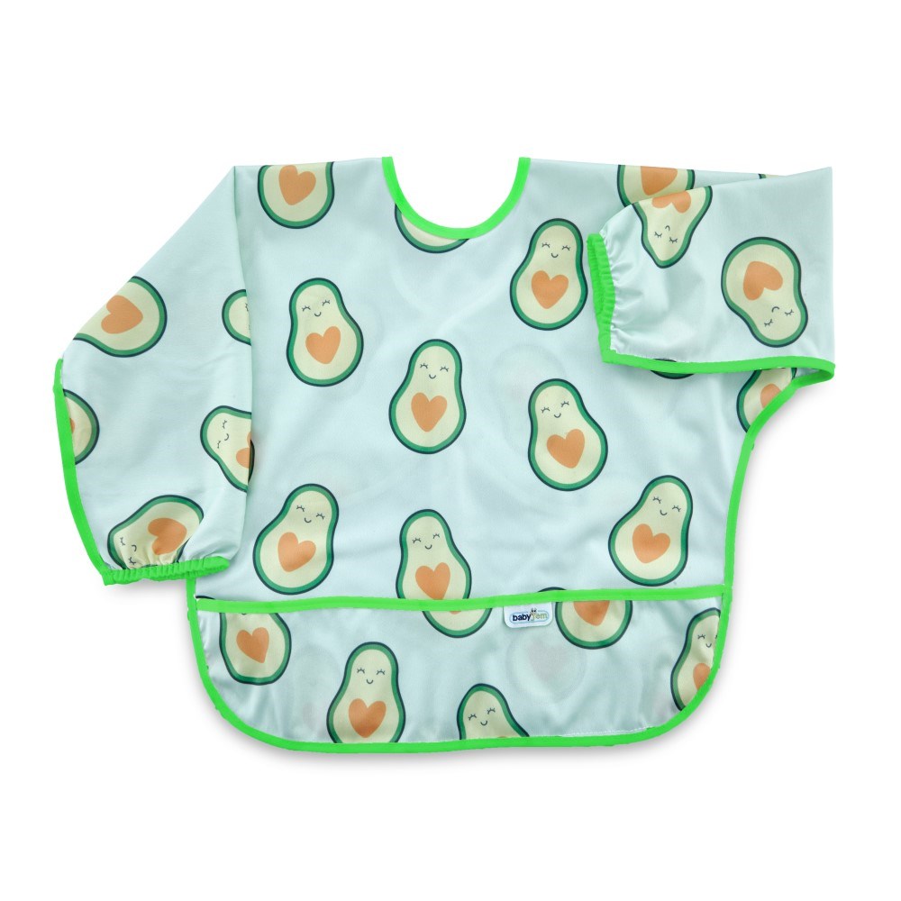 BabyJem Baskılı Blw Kollu Önlük Avakado STD