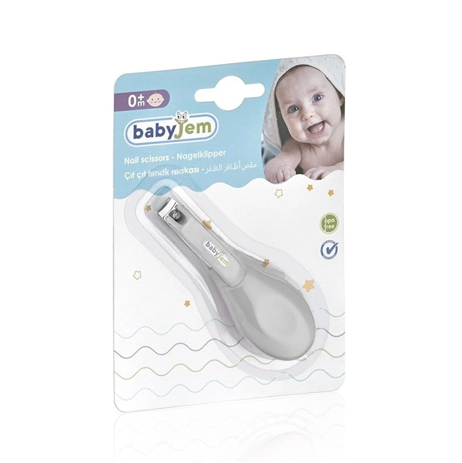 BabyJem Bebek Çıt Çıt Tırnak Makası Gri