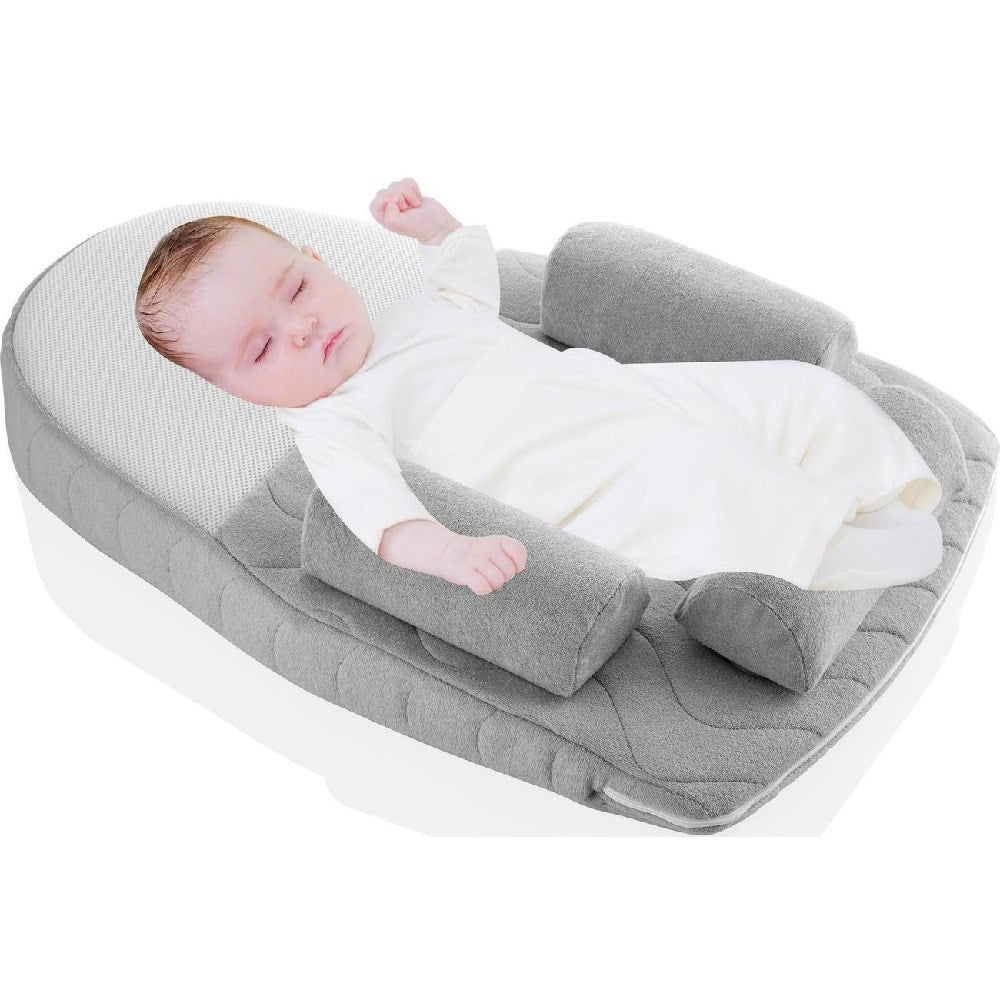 Babyjem Kiraz Çekirdekli Antikolik Uyku Yastığı Beyaz