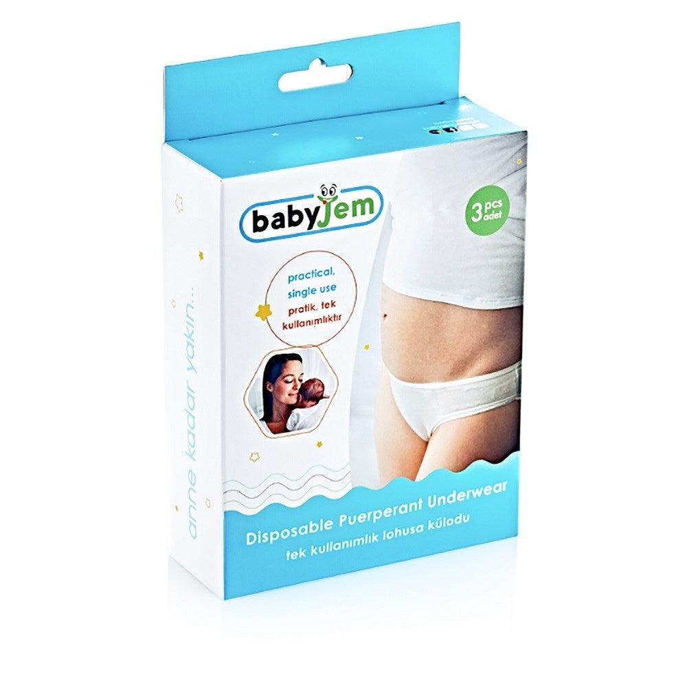 BabyJem Tek Kullanımlık Lohusa Külodu 3lü STD