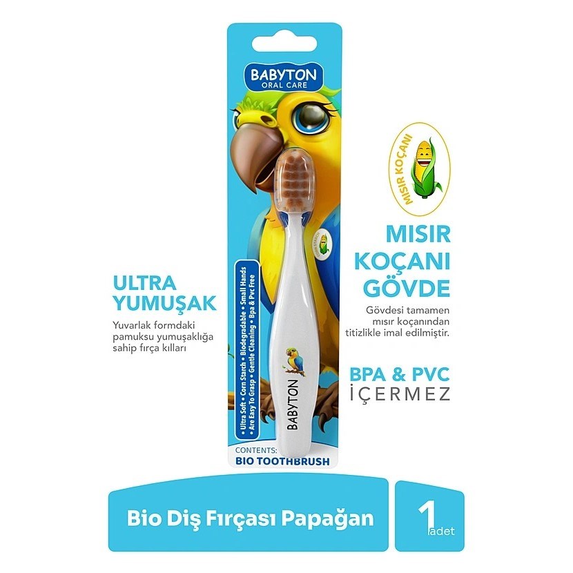 Babyton Bio Diş Fırçası Papağan STD
