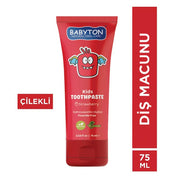 Babyton Doğal Çilek Hidroksiapatit+Ksilitol Diş Macunu Florürsüz 75 ml