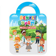 Baloon Kids Renkli Boyama Kitabı Meslekler +2