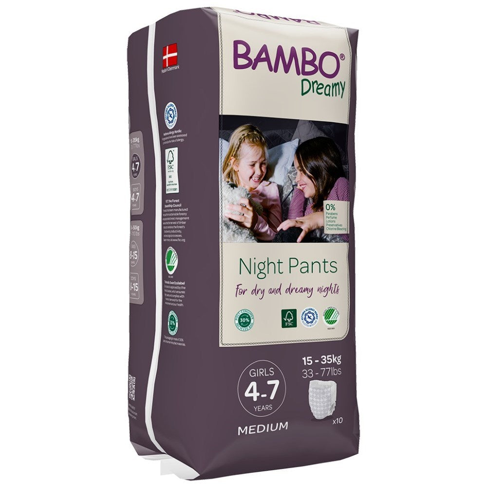 Bambo Nature Dreamy Gece Külodu Kız 15-35 kg (10 adet) STD