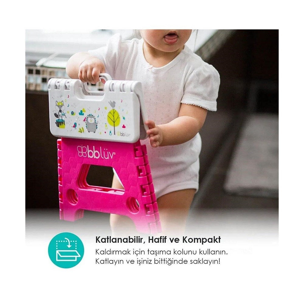 Bblüv Stëp Katlanabilen Eğitici Basamak Mavi