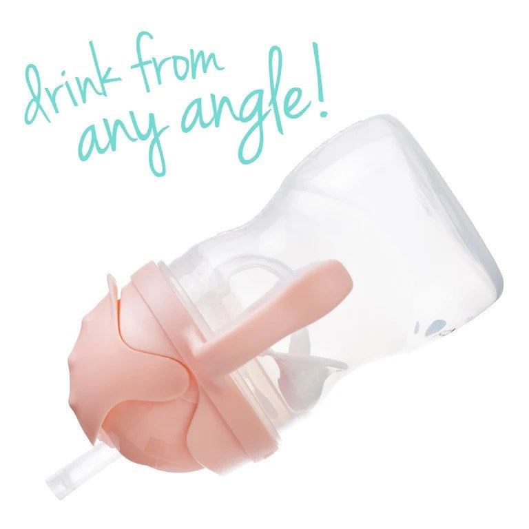 Bbox Tıklama Kilitli Uçlu Damlatmaz Pipetli Alıştırma Bardağıı 240ml +6 Ay Pudra