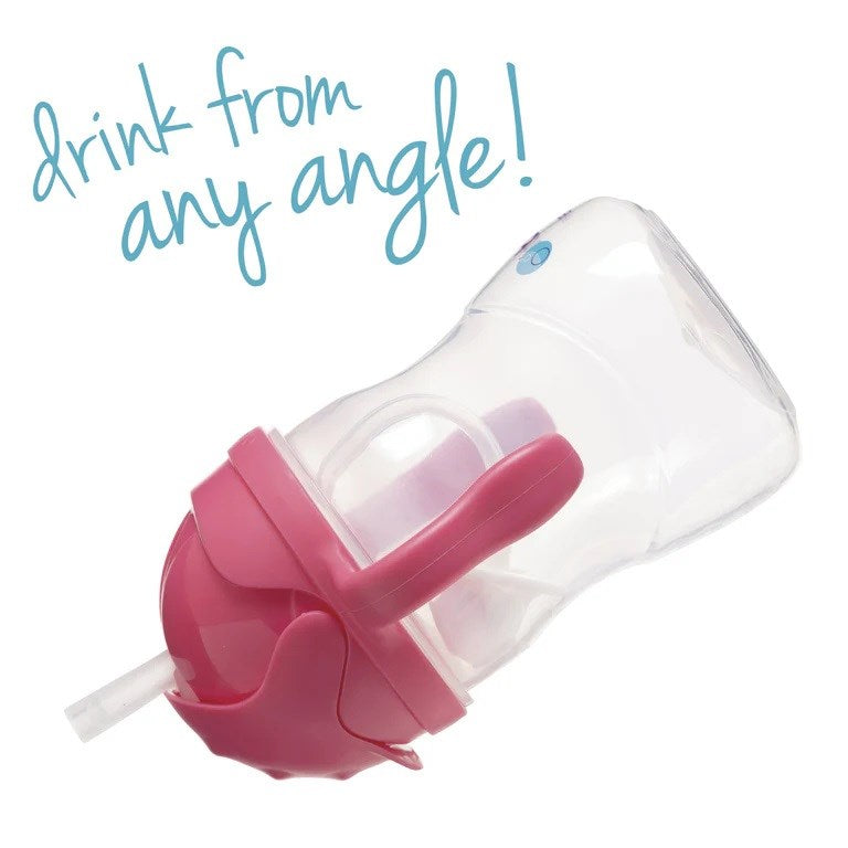 Bbox Tıklama Uçlu Kilitli Alıştırma Bardağı 240ml +6 Ay Pembe