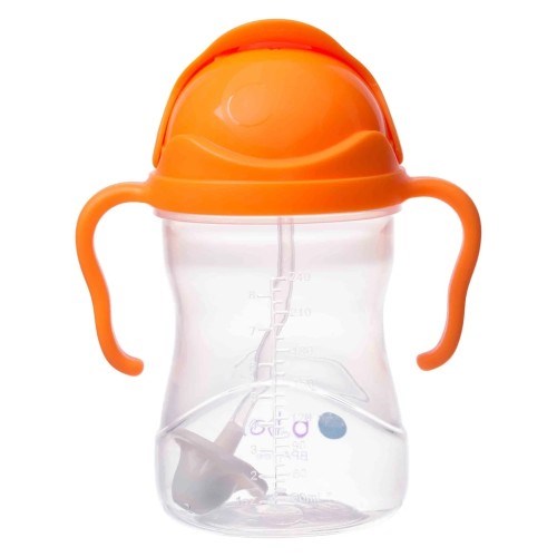Bbox Tıklama Uçlu Kilitli Alıştırma Bardağı 240ml +6 Ay Turuncu
