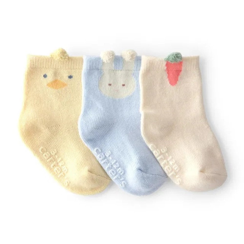 Carters Carter's Bebek Çorap 3'lü Set Sarı