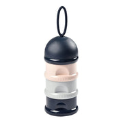 Beaba 3 Katmanlı Süt Tozu Kutusu Ve Atıştırmalık Kabı (Dark Blue /Grey/Pink)