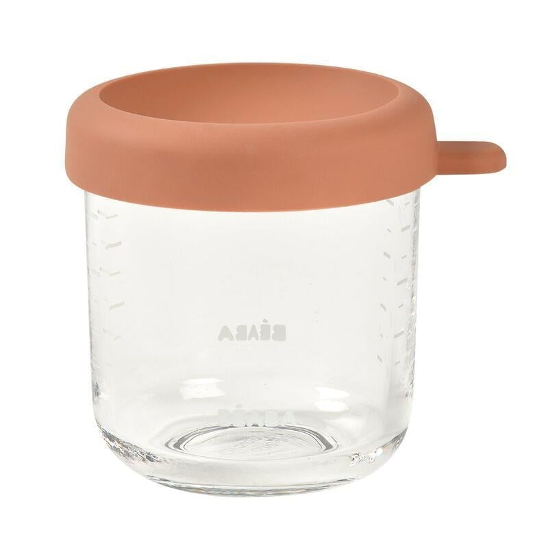 Beaba Bebek Cam Mama Saklama Kavanozu 250 Ml, Terracotta