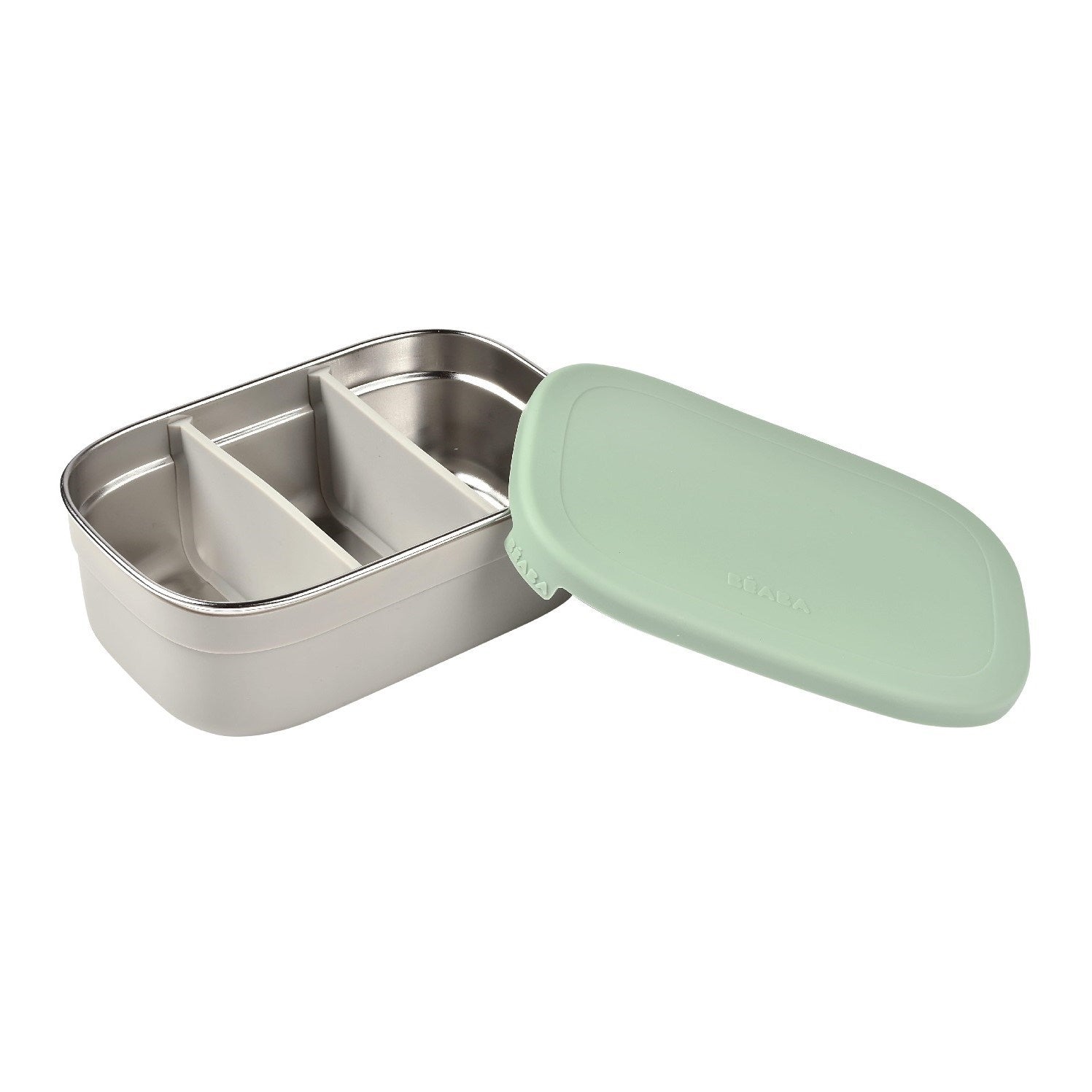 Beaba Çelik Saklama Kabı, Sage Green