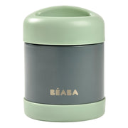 Beaba Paslanmaz Çelik Yiyecek Termosu,  Mineral Grey/Sage Green 300 Ml
