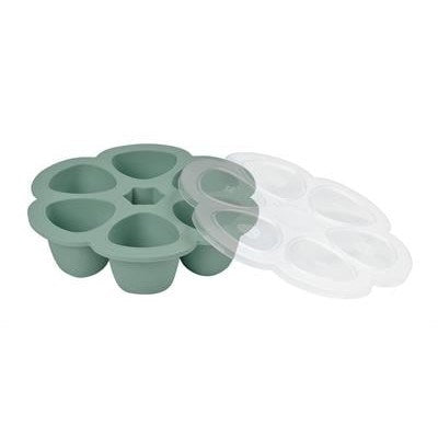 Beaba Silikon 6Lı Sıcak & Soğuk Saklama Kabı Sage Green 6 X 150Ml