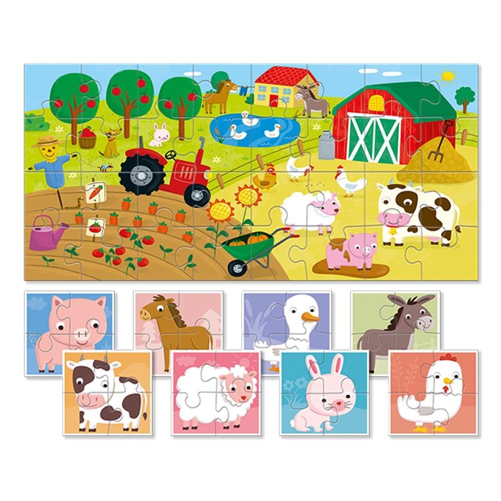 Bebekler için Puzzle - Çiftlik