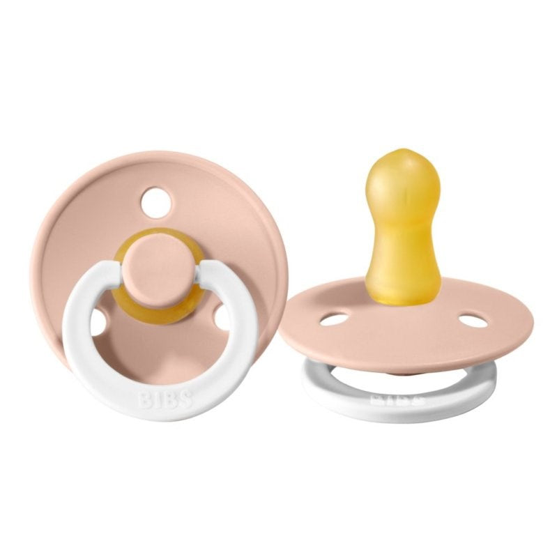Bibs Colour Bebek Doğal Kauçuk Emzik Blush Night 0-6 Ay Pembe