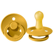 Bibs Colour Bebek Doğal Kauçuk Emzik Hardal 0-6 Ay Sarı