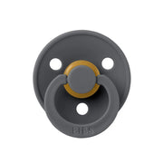 Bibs Colour Kauçuk Emzik- Pine 0-6 Ay Gri