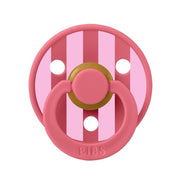 Bibs Studio Colour Block Kauçuk Emzik Pink +6 Ay Pembe