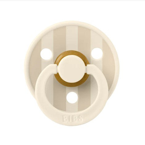 Bibs Studio Colour Block Kauçuk Emzik Vanilla 6-18 Ay Krem