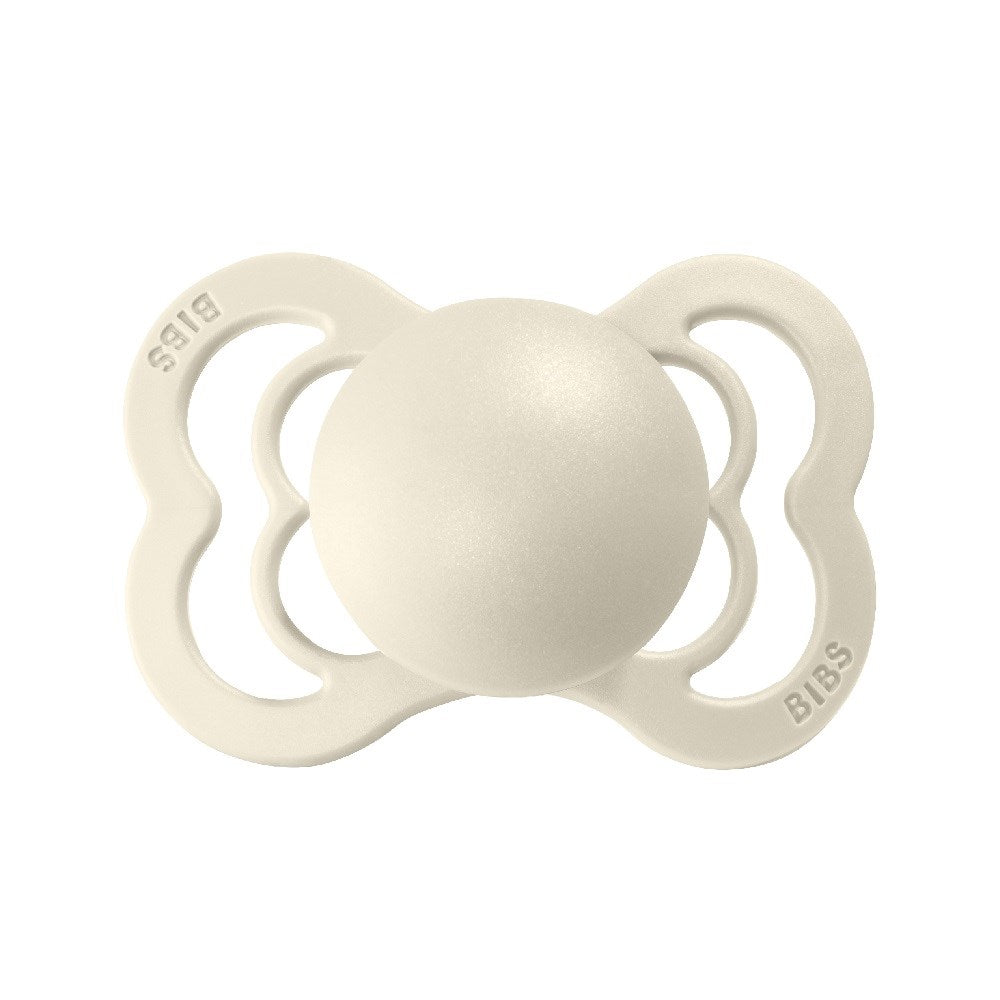 Bibs Supreme Bebek Silikon Emzik Ivory 6-18 Ay Beyaz