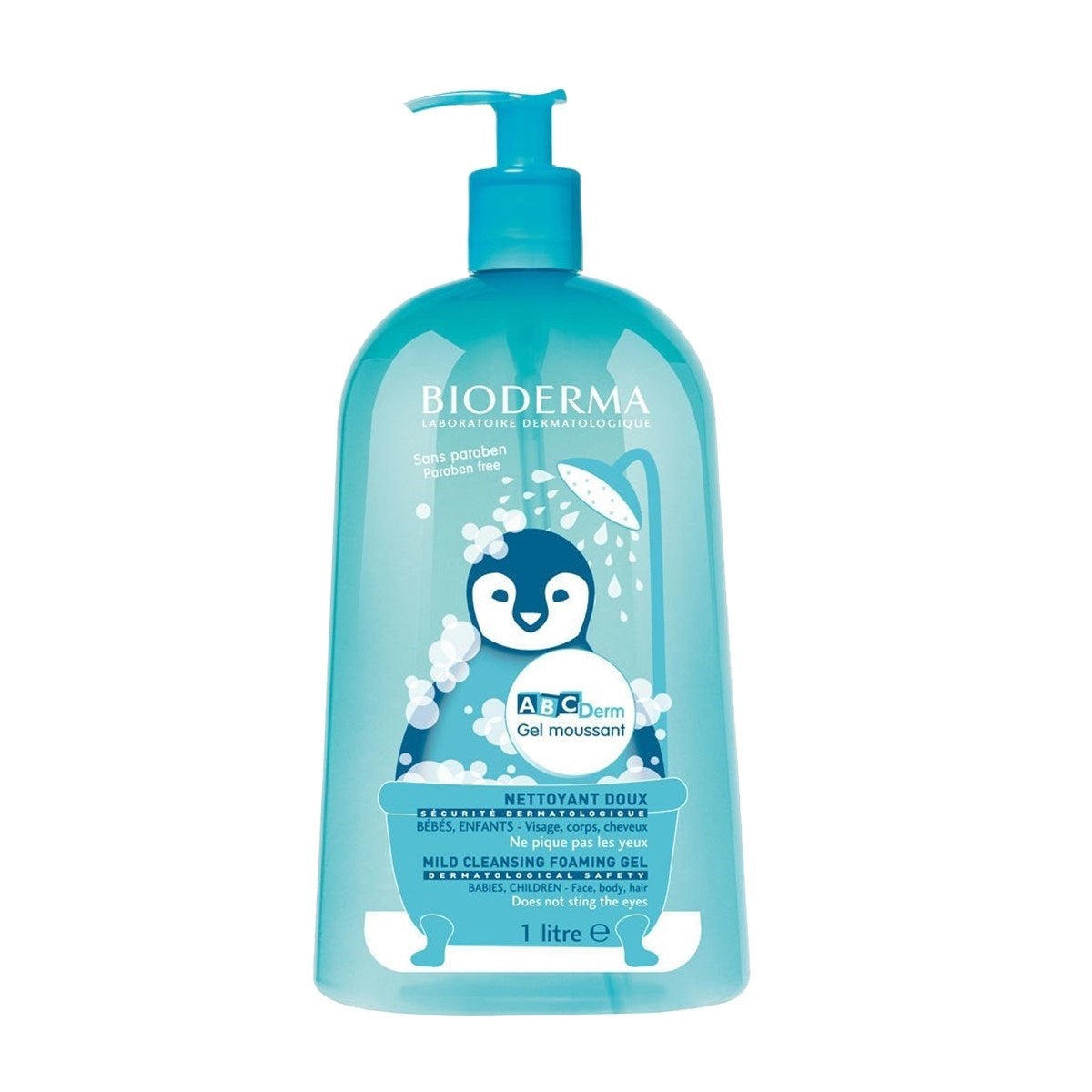 Bioderma ABCDerm Foaming Cleanser Yüz Vücut ve Saç Temizleme Jeli 1000 ML STD