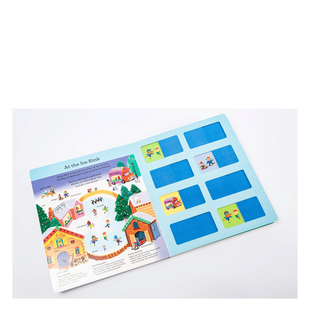 Nosy Crow Bizzy Bear My First Memory Game Book - Christmas - Kitap - Görsel 3