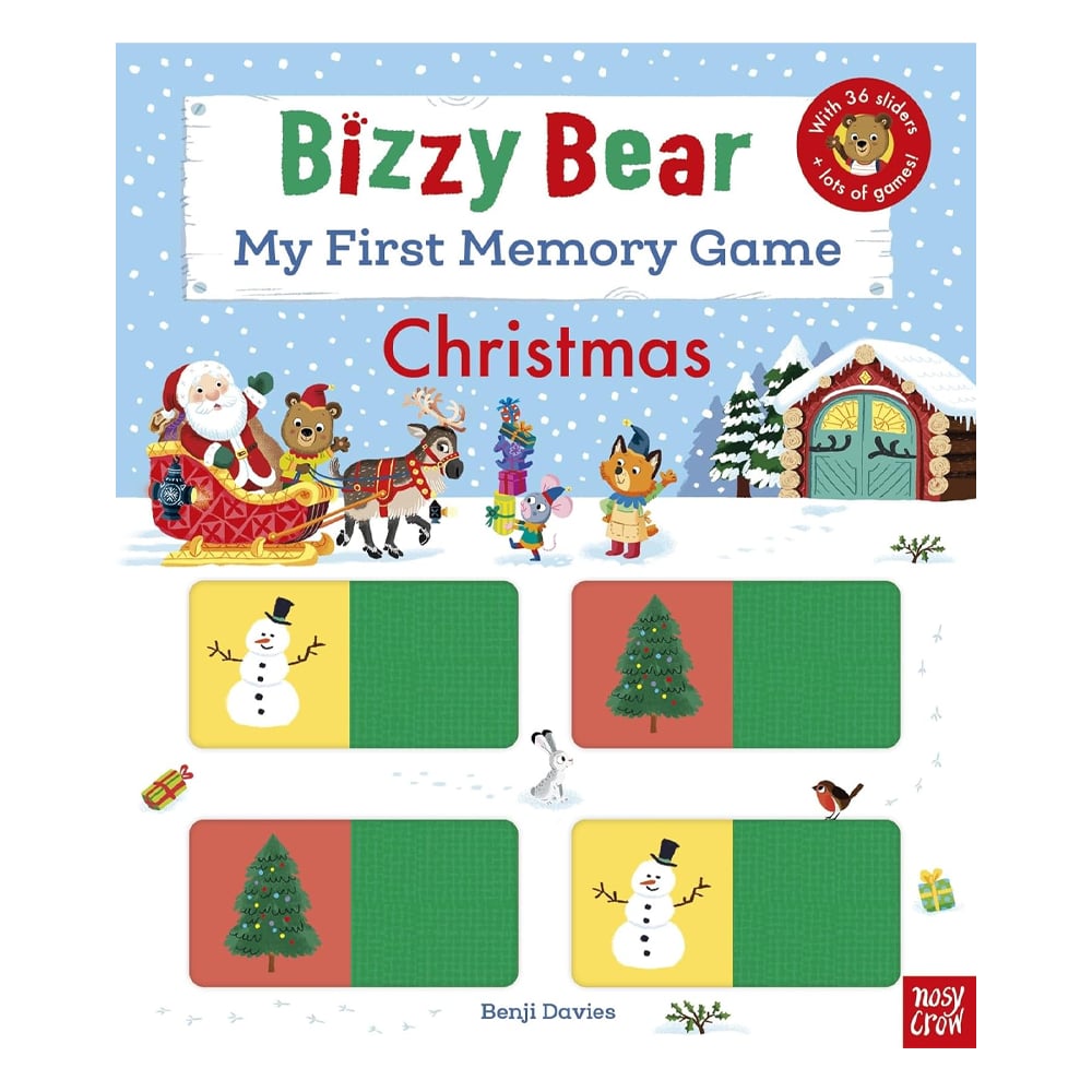Nosy Crow Bizzy Bear My First Memory Game Book - Christmas - Kitap